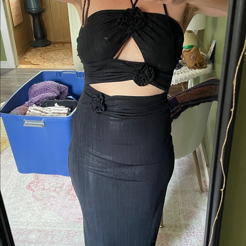 Elegant Black Evening Dress